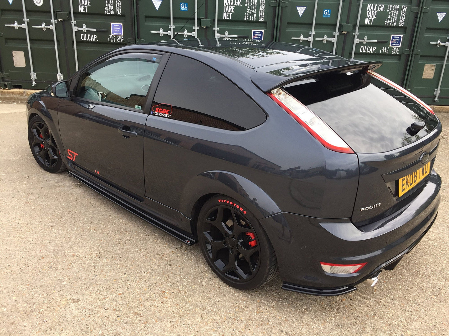 Ford Focus MK2.5 Zetec S - Side Skirt Splitters