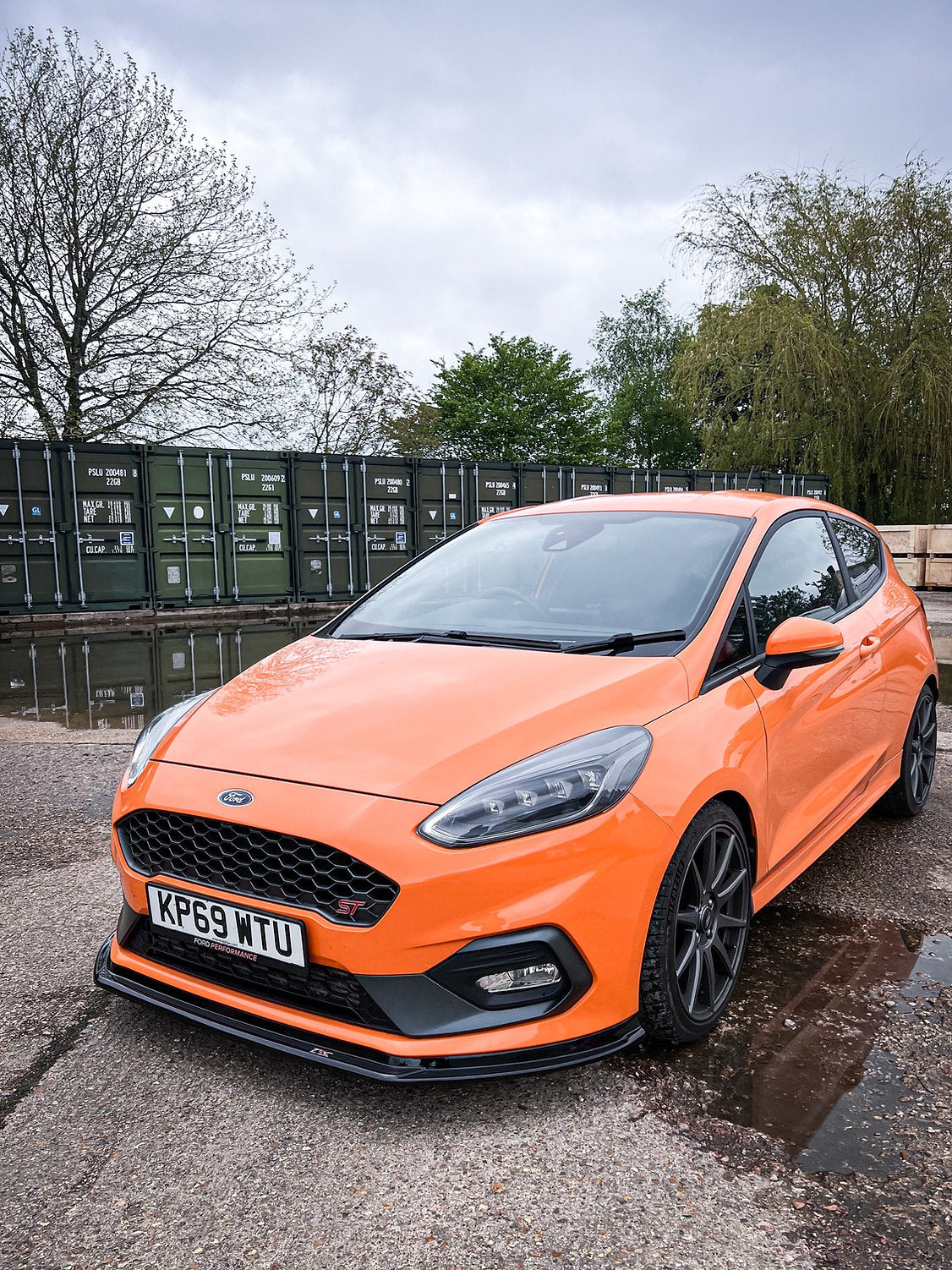Ford Fiesta MK8.5 ST-Line - V2 Front Splitter
