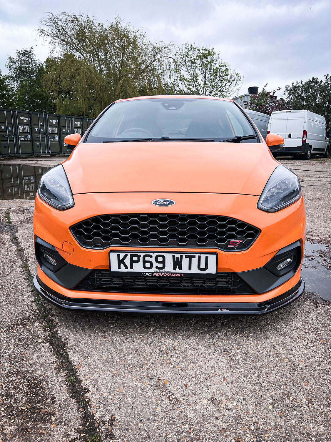 Ford Fiesta MK8.5 ST-Line - V2 Front Splitter