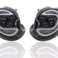 Mini R55 and R56 2007-2013 LED Indicator Light Bar DRL Projector Headlights