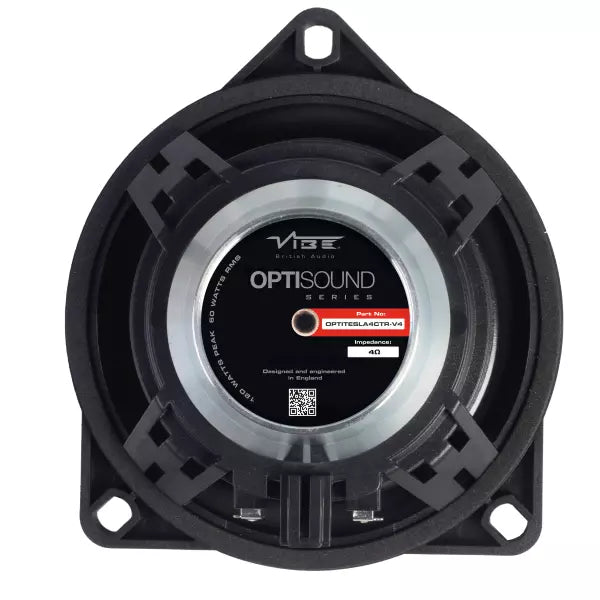 Vibe TESLA Direct Fit 4″ Plug & Play Midwoofer OPTISOUND OPTITESLA4M-V4