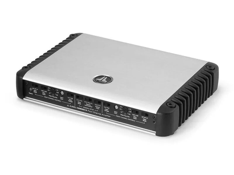 JL Audio HD600/4 4-Channel Class D Full-Range Amplifier, 150 W x 4 @ 1.5-4 Ω